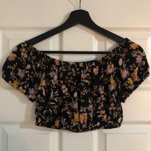 American Eagle paisley crop top